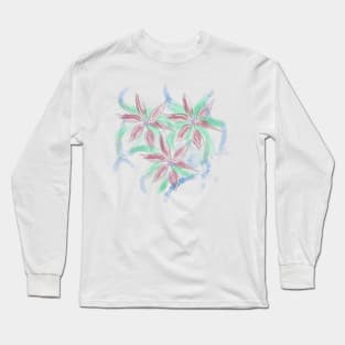 Old lady flowers Long Sleeve T-Shirt